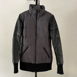 Women's Black and Gray Jacket